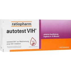 Verpackung eines HIV-Selbsttests mit schnellem Ergebnis in 15 Minuten.